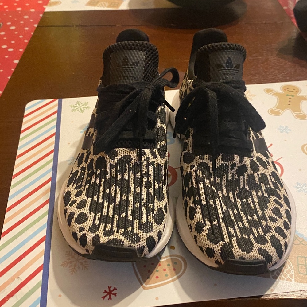 adidas Black and White Athletic Shoes - Picture 3 of 3